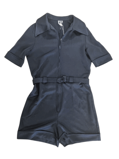 Sportscraft Black Collared Playsuit | Best fit 8-10
