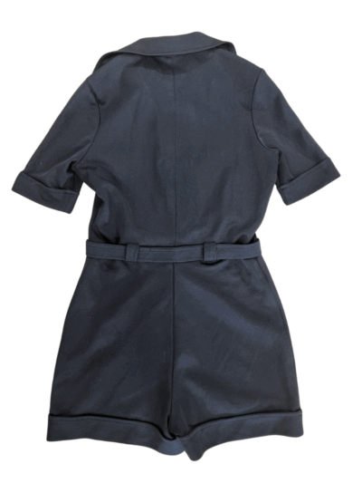 Sportscraft Black Collared Playsuit | Best fit 8-10 - Image 2