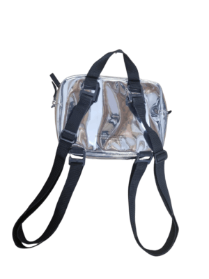 Adidas Silver Rectangle Convertible Backpack