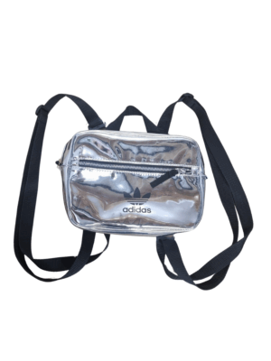 Adidas Silver Rectangle Convertible Backpack