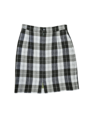Mondi Green Tartan Wool Blend Mini Skirt | Best fit 8-10