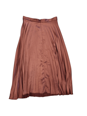Kilt Rust Pleat Midi Skirt | Best fit 10