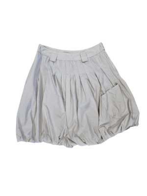 Chari F Beige Mini Bubble Skirt | Best fit 8-10