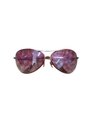 Retro Red Metal Aviatar Sunnies