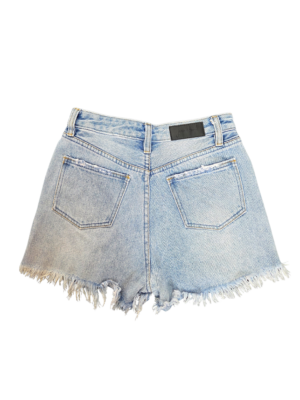 Junkfood Highwaist Distressed Denim Shorts | Best fit 6-8