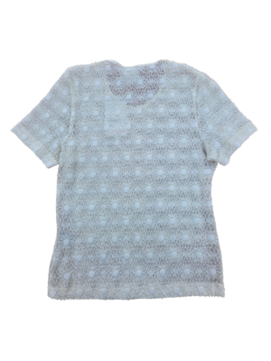 Jose NZ Made Cream Flower Knit tee | Best fit 10-12