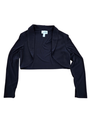 Joseph Ribkoff Black Cropped Bolero | Best fit 12-14