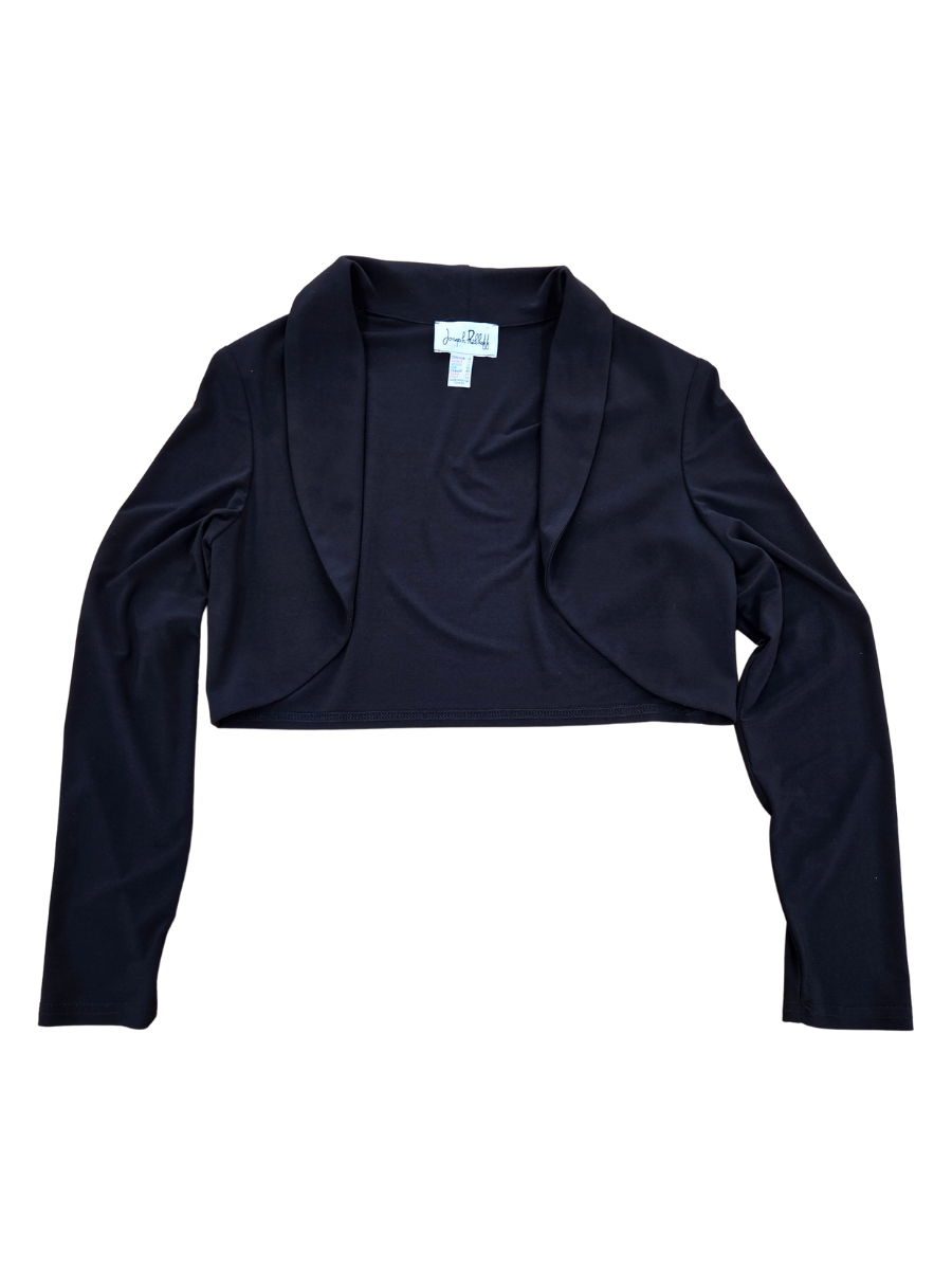 Joseph Ribkoff Black Cropped Bolero | Best fit 12-14