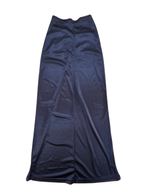 Westco Aus Made Black Satin Ring Maxi Skirt | Best fit 8-10