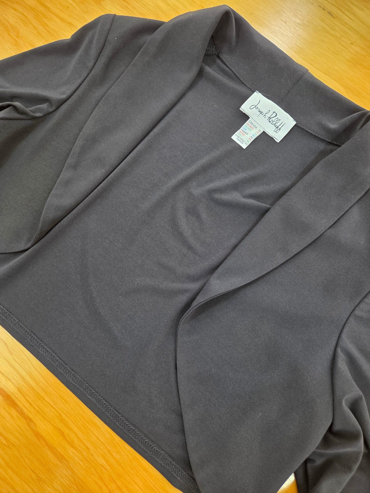 Joseph Ribkoff Black Cropped Bolero | Best fit 12-14 - Image 3